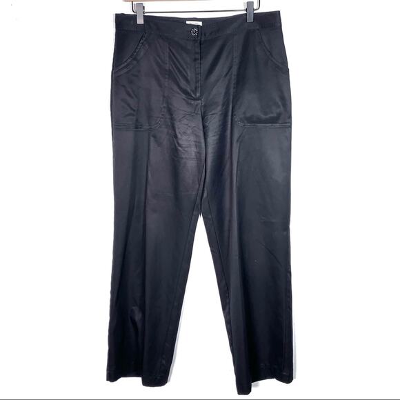 Izod XFG black golf travel straight leg pants women's size 10 - Picture 1 of 5
